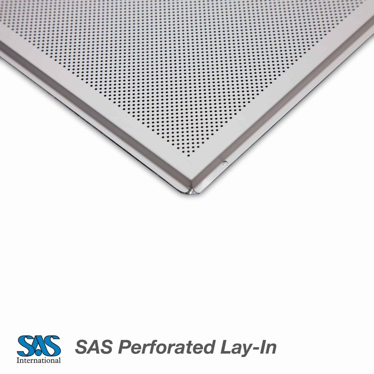 SAS System 130 Tegular Lay-In Metal Ceiling Tiles – 600x600mm – Perf 1522 (15mm grid) (16)